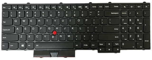 Alt view image 2 of 5 - GinTai US Keyboard for Lenovo Thinkpad P50 P51 P70 P71 SN20M15446 01HW200