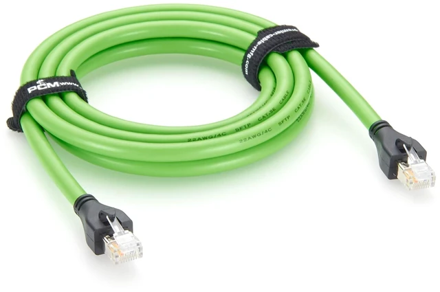 Main image of Plinkwirekb RJ45 Male to Male Industrial Ethernet Cable 100Mbps CAT5e Shielded High Flex Drag Chain Cable for PROFINET, EtherCAT, PLC, Robotics, Machine Vision, Industrial Automation (2M/6.6FT)