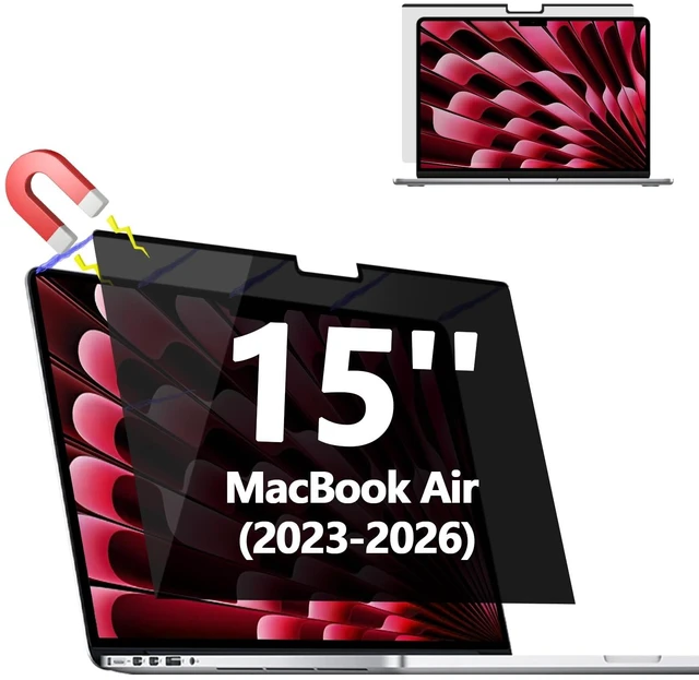 Main image of Magnetic Privacy Screen Protector for MacBook Air 15'' (2023-2026, M2-M5)