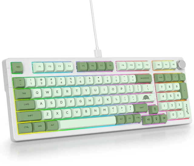 Main image of Owpkeenthy 96% Fullsize Mechanical Keyboard with Numpad