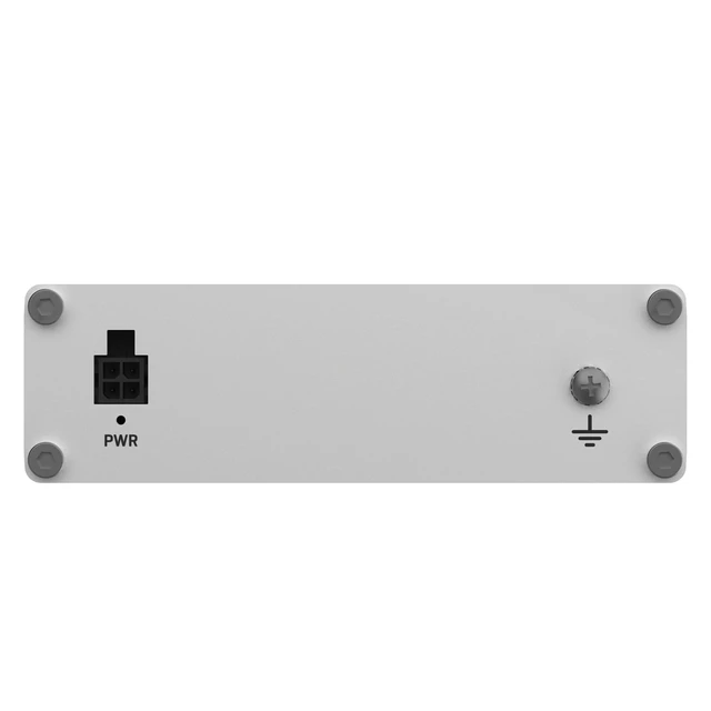 Alt view image 4 of 5 - Teltonika TSW110000010 - TSW110 Industrial L2 Unmanaged Switch, 10/100/1000 Mbps Ethernet Ports, Aluminum Housing, 10 Gbps Bandwidth - with DC Power Cable