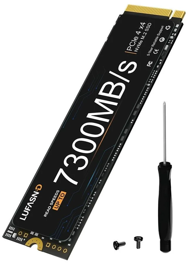 Main image of Lufasnd 1TB NVMe SSD M.2 2280 PCIe Gen4 for PS5 Expansion 7300MB/s