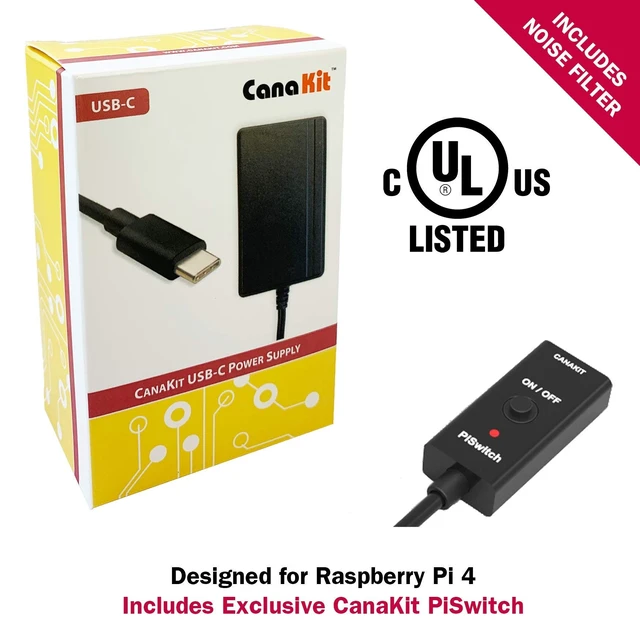 Alt view image 3 of 5 - CanaKit Raspberry Pi 4 4GB Starter PRO Kit - 4GB RAM