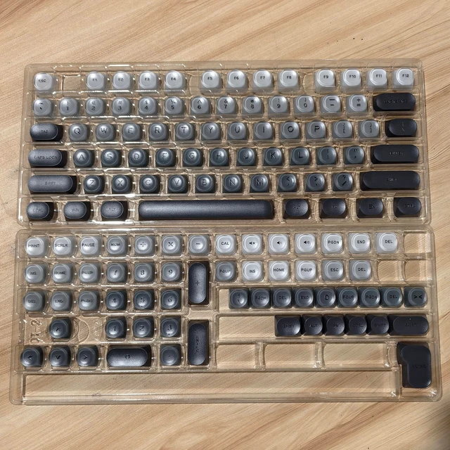 Alt view image 4 of 5 - Jelly Grey Keycaps HOA Profile for 60% 75% Fullsize Mechanical Keyboard