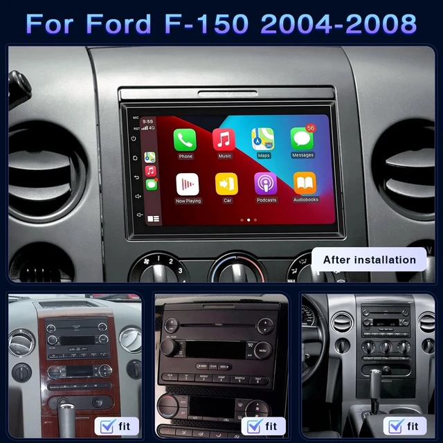 Alt view image 2 of 5 - Car Radio for Ford F150 2004 2005 2006 2007 2008 F250/F350 2006-2014