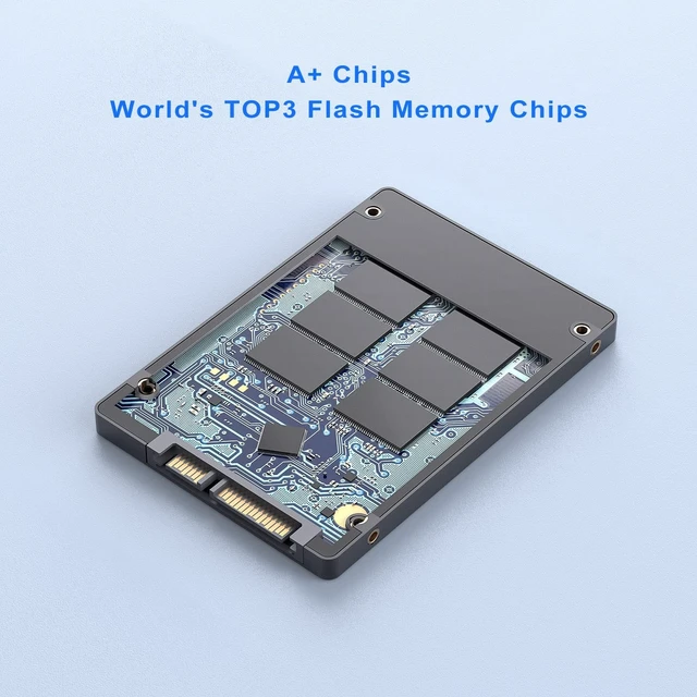 Alt view image 3 of 5 - TOPESEL 128GB SATA III 2.5" Internal Solid State Drive 3D NAND TLC Flash Up to 450MB/s for Laptop & Desktop PC Upgrade