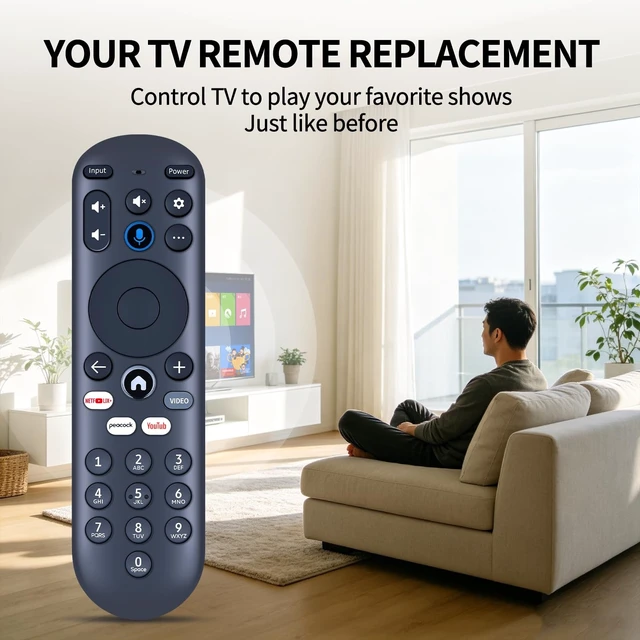 Alt view image 2 of 5 - Replacement Voice Remote Control for GCI, Spectrum TV 4K Xumo Stream Box
