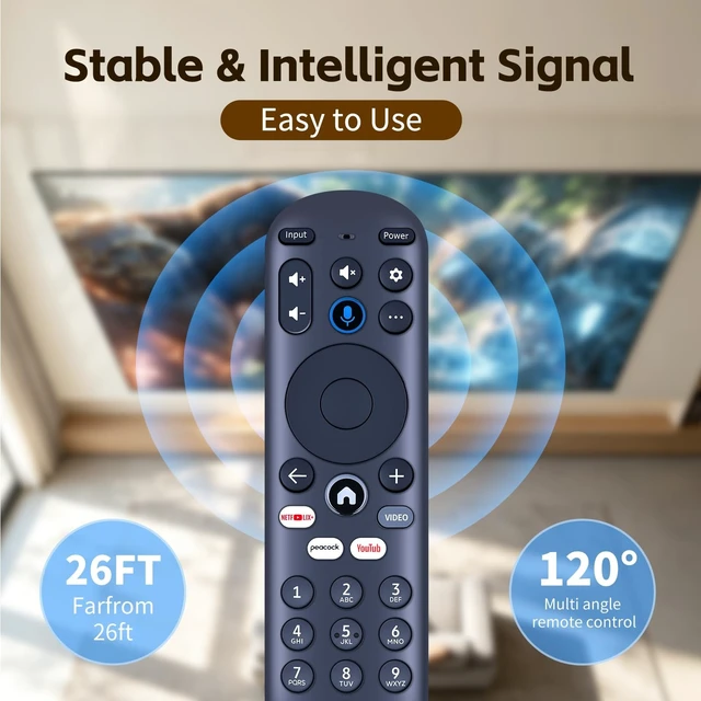 Alt view image 3 of 5 - Replacement Voice Remote Control for GCI, Spectrum TV 4K Xumo Stream Box