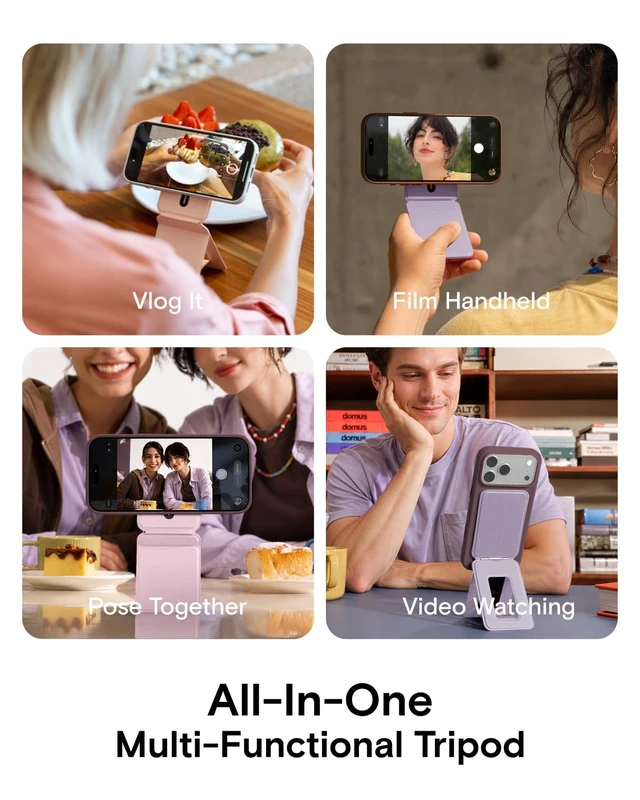 Alt view image 4 of 5 - MOFT Snap Phone Tripod Stand AERA, Portable Selfie Stick, iPhone Tripod