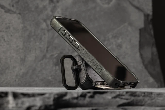 Alt view image 3 of 5 - UAG Monarch for AirPods Pro 3 Gen Case 2025, with Built-in Phone Stand