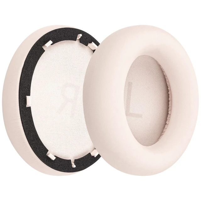 Alt view image 2 of 5 - Geekria Replacement Ear Pads Compatible with Anker Soundcore Space One Headphones Ear Cushions, Repair Parts (Latte Cream)