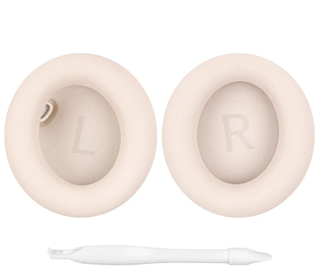 Alt view image 3 of 5 - Geekria Replacement Ear Pads Compatible with Anker Soundcore Space One Headphones Ear Cushions, Repair Parts (Latte Cream)