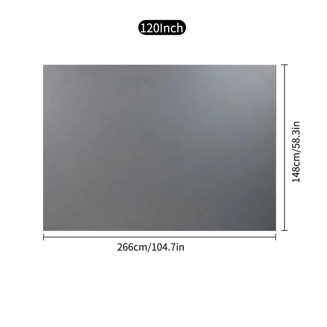 Alt view image 2 of 5 - High Definition Portable Projector Screen Reflective Cloth Upgraded Large Projections Screens (YDuupxez6mikha71g-4)