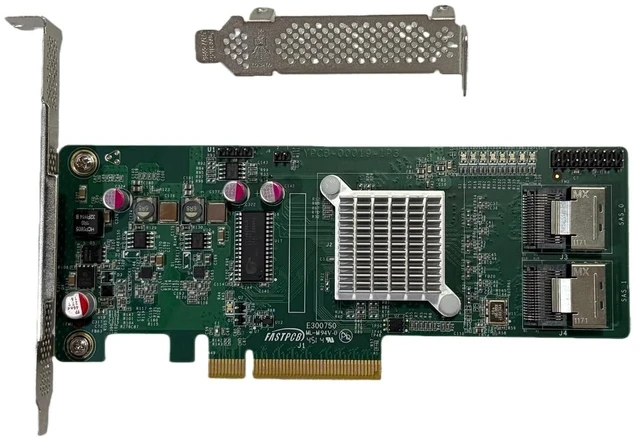 Alt view image 3 of 5 - SXTAIGOOD 9211-8I PCI Express 2.0 PCIe X8 IT Mode with 2*SFF-8087 SATA