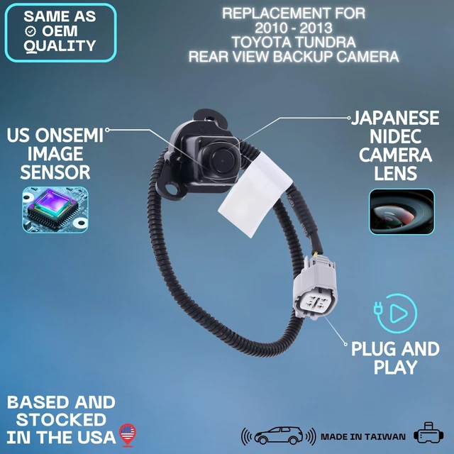 Alt view image 2 of 5 - Backup Camera for 2010 2011 2012 Toyota Tundra
