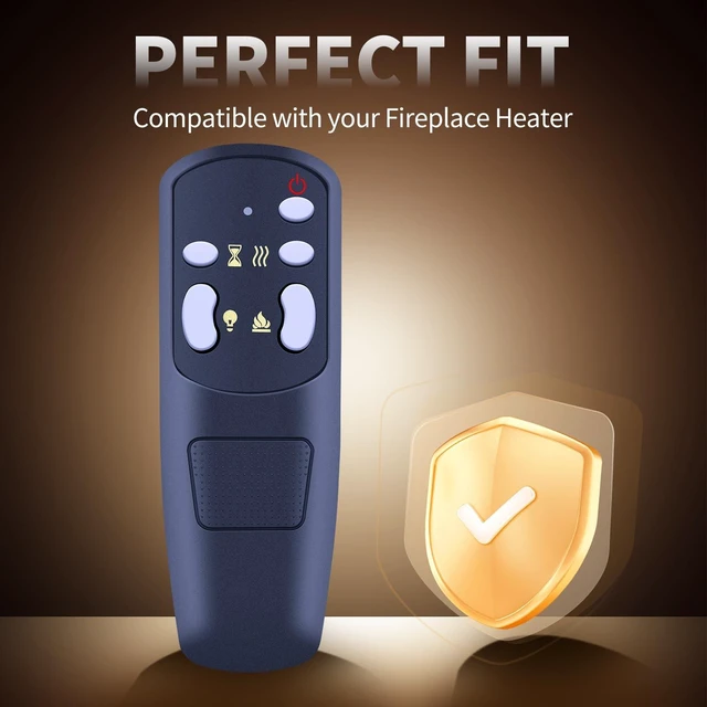 Alt view image 2 of 5 - FQOUG Replacement Remote Control for Touchstone 80011 Heidenfeld Electric Fireplace