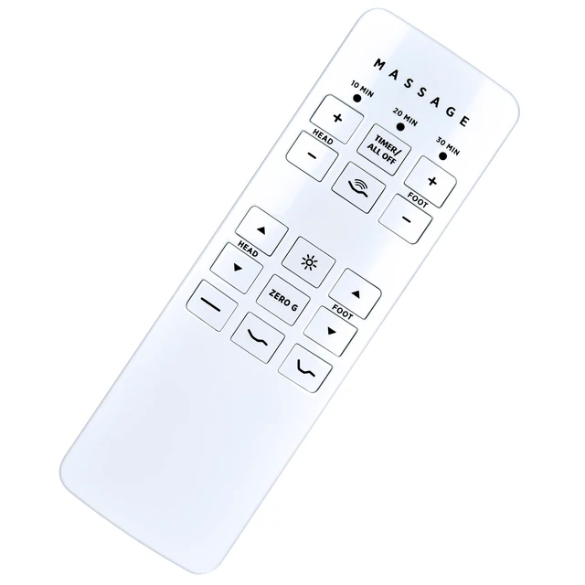 Alt view image 2 of 4 - Remote Replacement for Ergomotion E6+ Adjustable Bed, Silver Version