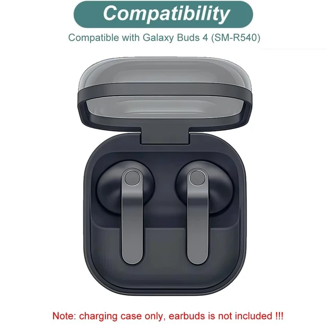 Alt view image 2 of 5 - Charging Case for Galaxy Buds 4 SM-R540 Earbuds