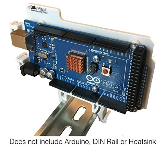 Alt view image 5 of 5 - DIN Rail Mount for Arduino UNO/Mega (3-Pack)