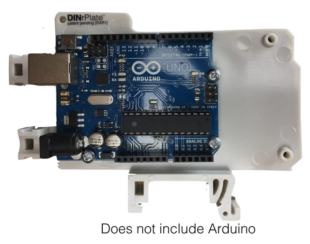 Alt view image 3 of 5 - DIN Rail Mount for Arduino UNO/Mega (3-Pack)