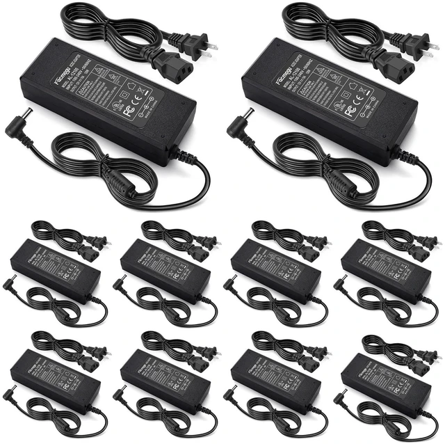 Main image of Facmogu 12V Power Supply 10A 120W AC Adapter 100-240V 50-60HZ Transformer