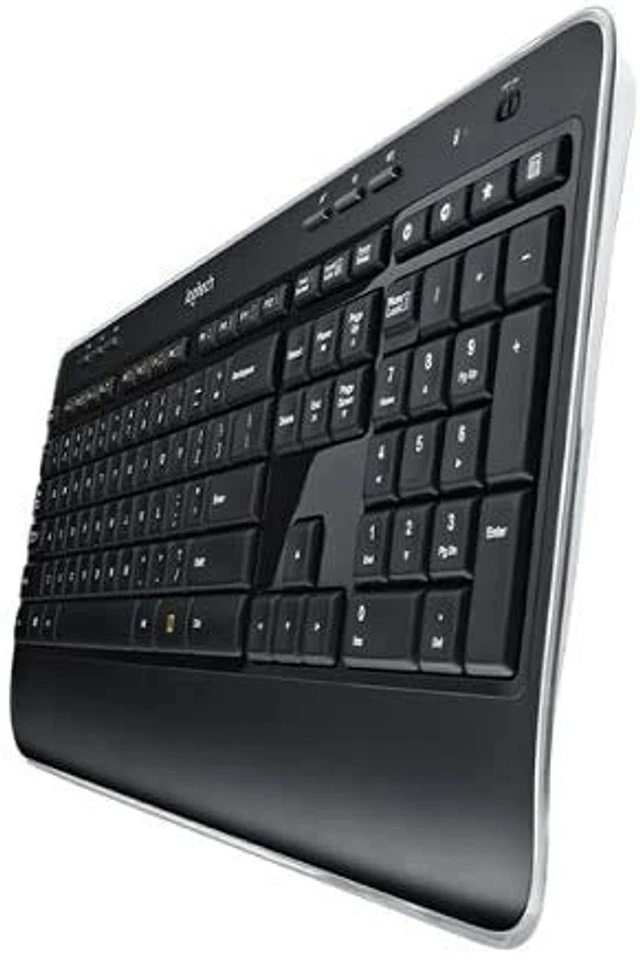 Alt view image 3 of 5 - Logitech MK520 Wireless Keyboard and Wireless Mouse Combo Full Size Keyboard and Mouse Long Battery Life Secure 2.4GHz Connectivity Black