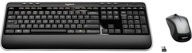 Alt view image 4 of 5 - Logitech MK520 Wireless Keyboard and Wireless Mouse Combo Full Size Keyboard and Mouse Long Battery Life Secure 2.4GHz Connectivity Black