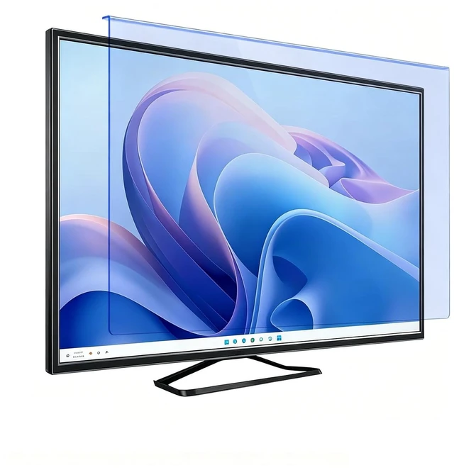 Main image of SCRMMQH 24'' Inch Screen Protector for Monitor 16:9 Aspect Ratio Hanging Removable Screen Protector for Computer Monitor, Anti Glare Blue Light Filter, Eye Protection (24 inch 16:9/16:10)