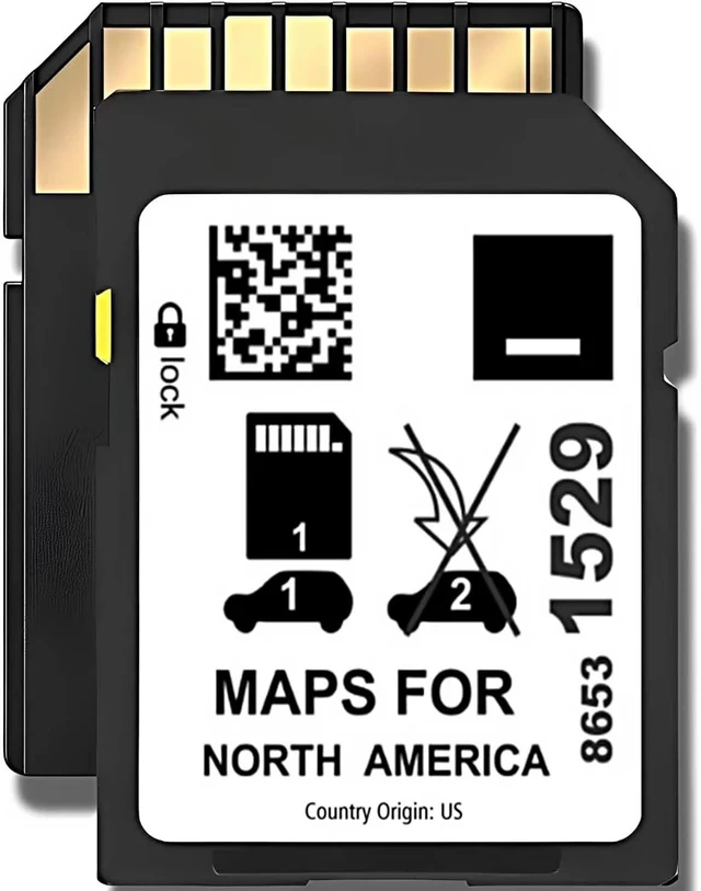 Main image of 2026 Latest Navigation Memory SD Card Map Update,Upgraded 8653 1529 Compatible with GM Chevrolet, Cadillac, Buick Maps for USA,Canada,Mexico -10 Year Warranty