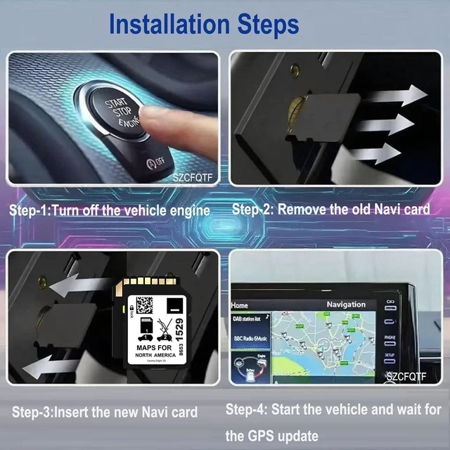 Alt view image 4 of 4 - 2026 Latest Navigation Memory SD Card Map Update,Upgraded 8653 1529 Compatible with GM Chevrolet, Cadillac, Buick Maps for USA,Canada,Mexico -10 Year Warranty