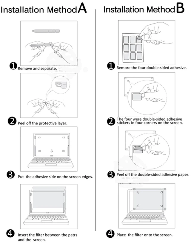 Alt view image 2 of 5 - TYLGDSGS 30 inch Privacy Screen Filter for 16:10 Widescreen Monitor