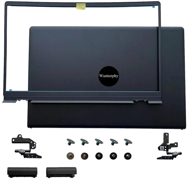 Main image of New Replacement LCD Back Cover & Front Bezel & Hinges & Hinge Caps with 5 Sets Screws for Dell Inspiron 15 3510 3511 3515 3520 3521 3525 P112F 00WPN8 09WC73 0WPN8 9WC73 (A+B+H+HC+Screws)