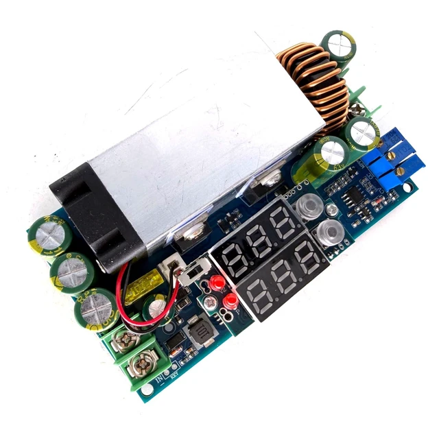 Alt view image 4 of 5 - DC-DC 10-75V to 2-60V Digital Step Down Module MPPT Solar Charging Module 15A/20A Adjustable Buck Converter Voltage Regulator with Digital