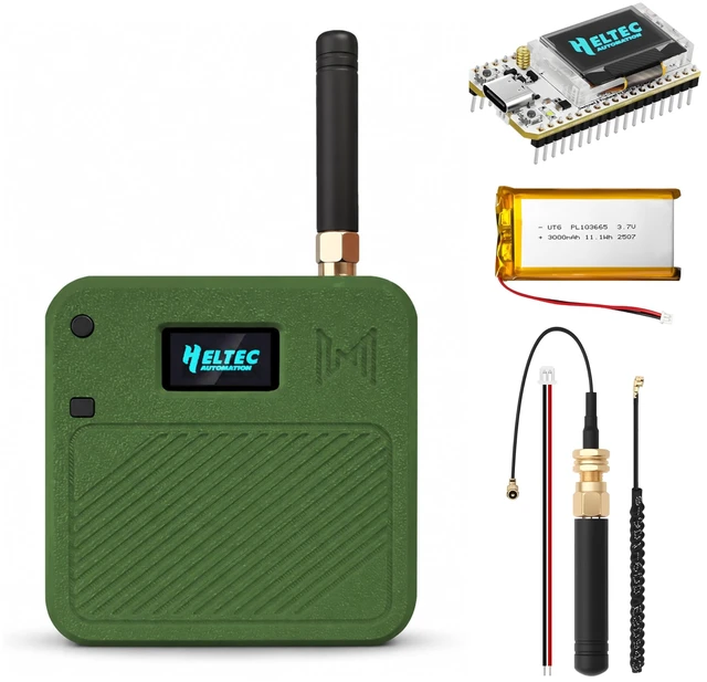 Main image of Reeseephelte Meshtastic LoRa V3 Development Board with Case + Battery