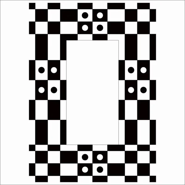 Alt view image 2 of 5 - NOOFNO Auto 360 Car Camera Calibration Mats, Diagnostic Grid Cloth Tools for Panoramic Bird's-Eye Vehicle Backup DVR System, 3D