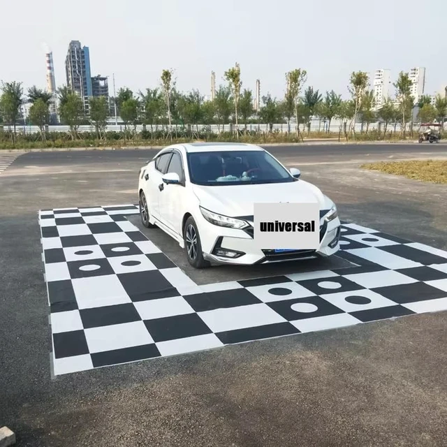Alt view image 5 of 5 - NOOFNO Auto 360 Car Camera Calibration Mats, Diagnostic Grid Cloth Tools for Panoramic Bird's-Eye Vehicle Backup DVR System, 3D
