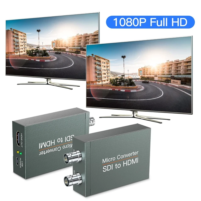 Alt view image 3 of 5 - SEMZHENG SDI to HDMI Converter with Loop Output, 1080P Support, Easy Installation