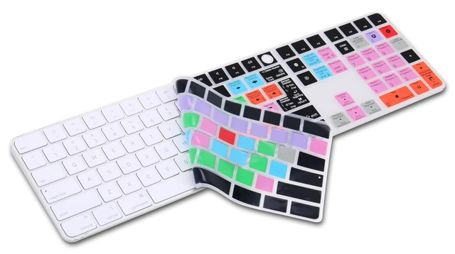 Alt view image 2 of 5 - XSKN Logic Pro Shortcut Keyboard Cover for Mac Studio Magic Keyboard with Touch ID and Numeric Keypad A2520