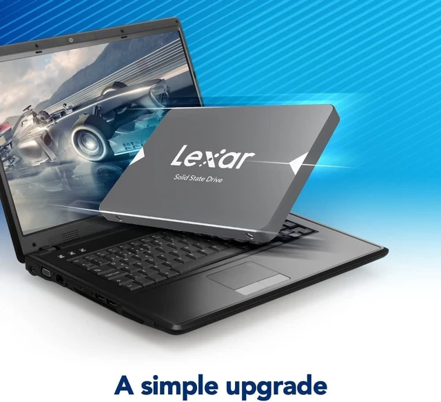 Alt view image 3 of 5 - Lexar 512GB NS100 Internal SSD 2.5" SATA III, 550MB/s Read, Gray