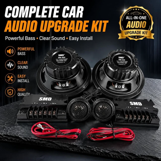 Alt view image 2 of 5 - huananhe 6.5-Inch Car Audio Combination Speaker System