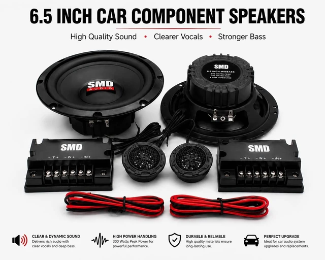 Alt view image 4 of 5 - huananhe 6.5-Inch Car Audio Combination Speaker System
