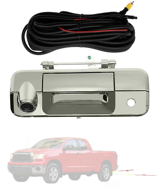 Main image of Tailgate Handle Backup Camera Kit, Compatible with 2007-2013 Toyota Tundra
