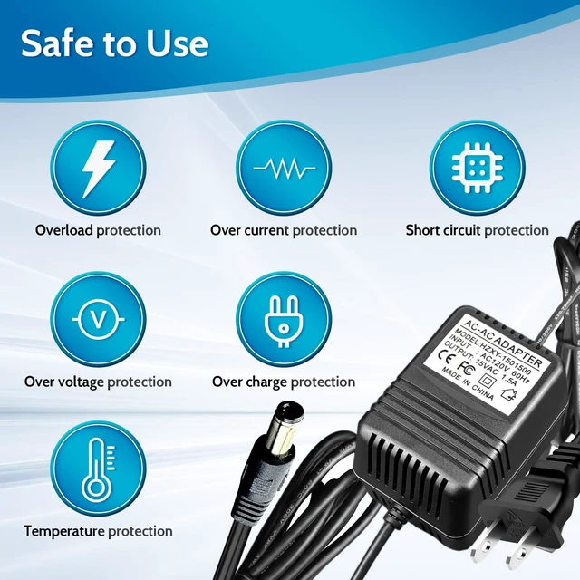 Alt view image 5 of 5 - MZSZYH 15V Power Adapter Compatible with Acorn MW48-1501500A MW481501500A