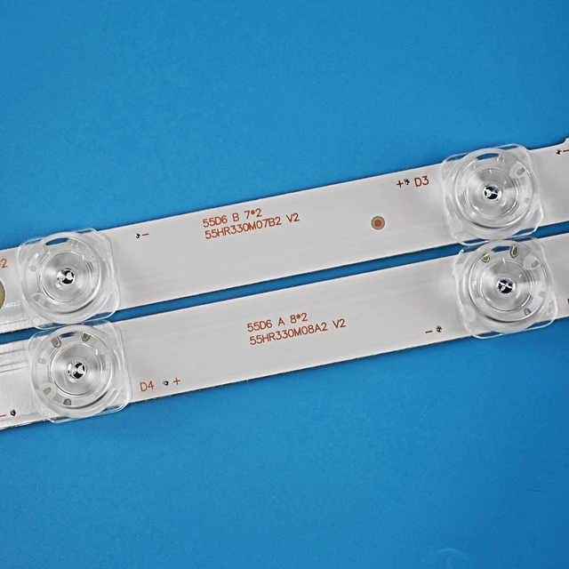 Alt view image 4 of 5 - LED Backlight Strip (4) for TCL 55S421/55S423/55S425/55D6/55F6/55L2
