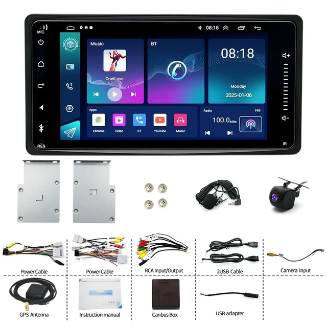 Alt view image 2 of 5 - 2+64G Android 14 Car Stereo for Mitsubishi Outlander 2018-2021 Radio Upgrade, 7 inch Touch Screen Radio for Mitsubishi Outlander with Wireless Carplay Android Auto Navi AHD Backup Camera