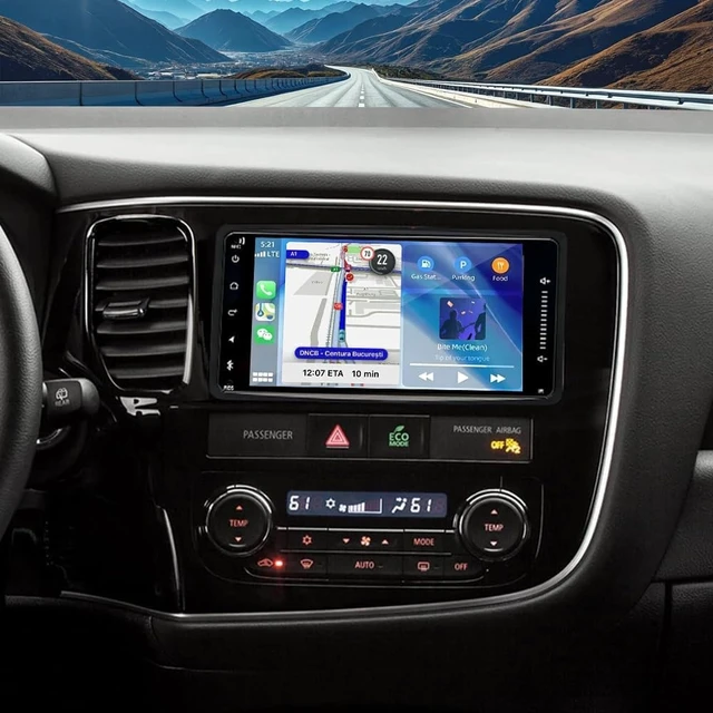 Alt view image 4 of 5 - 2+64G Android 14 Car Stereo for Mitsubishi Outlander 2018-2021 Radio Upgrade, 7 inch Touch Screen Radio for Mitsubishi Outlander with Wireless Carplay Android Auto Navi AHD Backup Camera