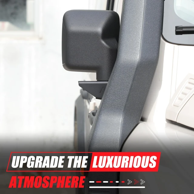 Alt view image 2 of 5 - Tumukiw Exterior Rearview Mirror Antenna Bracket Compatible with INEOS Grenadier Accessories 2020-2025, Rearview Mirror Base Spotlight Antenna Mounting Bracket (Right)