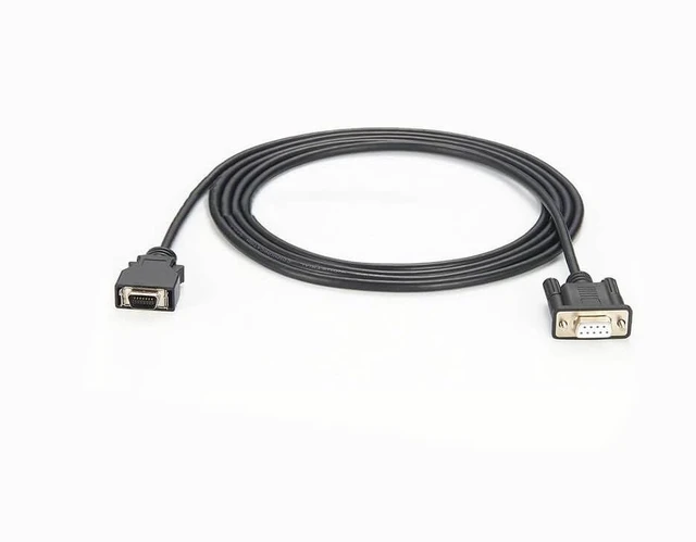 Alt view image 3 of 5 - GXMRHWY D-Sub 9Pin Female Connector Straight to SCSI HPCN 14Pin Male Snap Type Connector with Rs232 Serial Programming Cable 3Meter