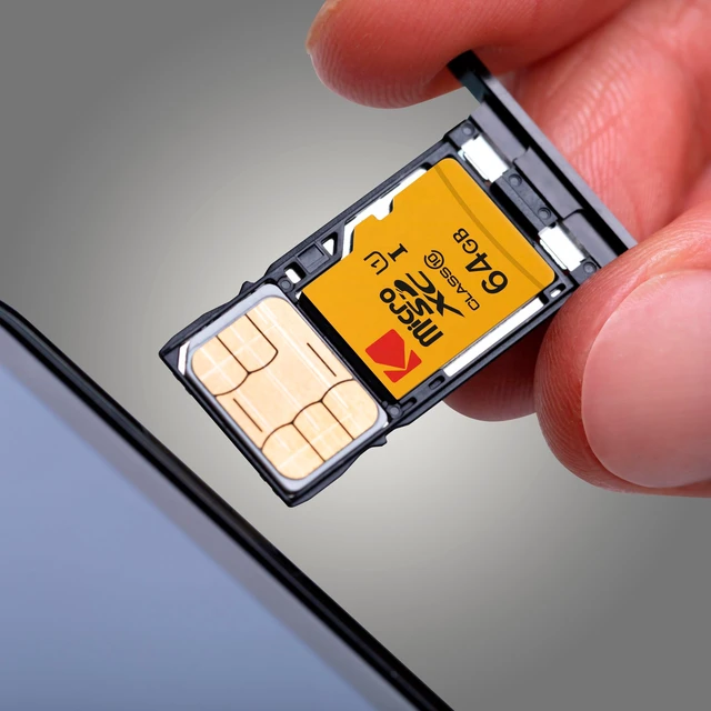 Alt view image 2 of 2 - Kodak 64GB Class 10 UHS-I U1 MicroSDXC Card with Adapter 10x Write Speed