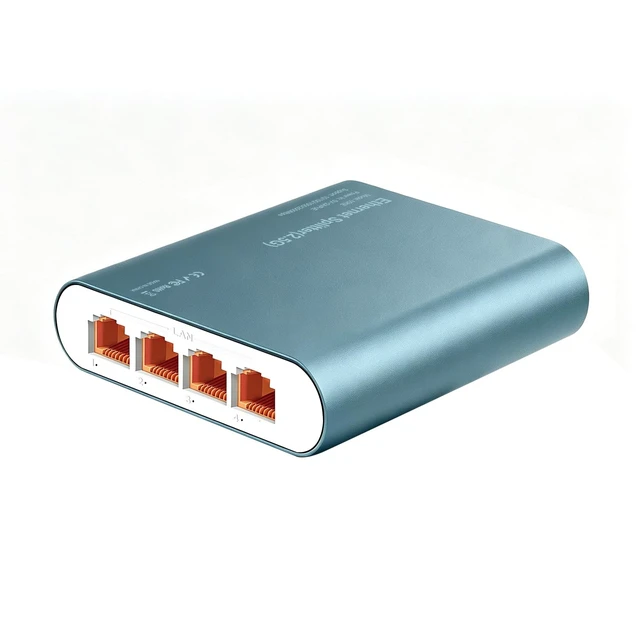 Main image of Davuaz 5 Port 2.5Gb Ethernet Switch with POE Input, 1 to 4 Network Splitter 2500Mbps with Type-C Power Cable, RJ45 Internet Adapter High Speed for Cat 5/5e/6/7/8 Cable, Aluminum Case, Ultra Slim